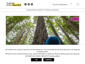 'reasonstobecheerful.world' screenshot