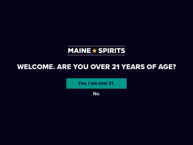 'mainespirits.com' screenshot