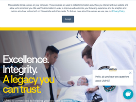 'umhs-sk.org' screenshot