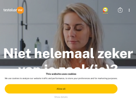 'testalize.me' screenshot