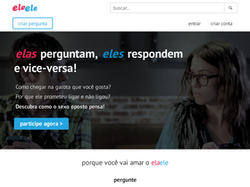 'elaele.com.br' screenshot