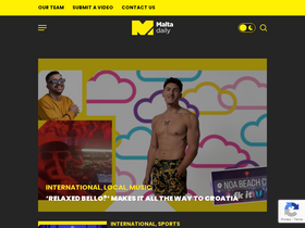 'maltadaily.mt' screenshot