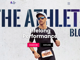 'theathleteblog.com' screenshot