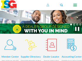 'isg.coop' screenshot