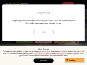 'suntancity.com' screenshot