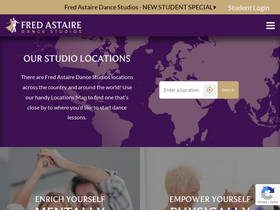 'fredastaire.com' screenshot
