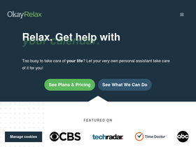 'okayrelax.com' screenshot