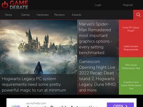 'game-debate.com' screenshot