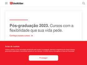 'uniritter.edu.br' screenshot