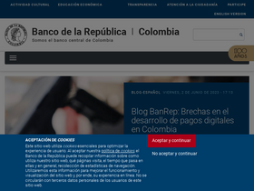 'banrep.gov.co' screenshot