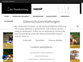 'diehundezeitung.com' screenshot