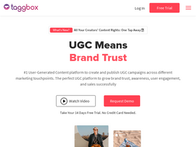 'taggbox.com' screenshot