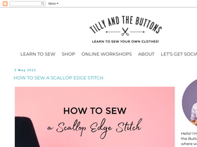 'tillyandthebuttons.com' screenshot