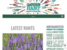 'gardenrant.com' screenshot