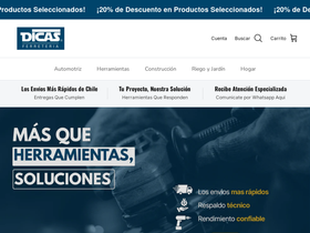 dicas.cl homepage screenshot
