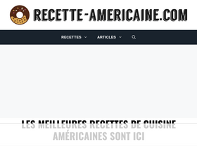 'recette-americaine.com' screenshot