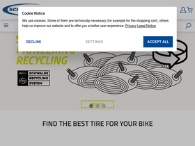 'schwalbetires.com' screenshot