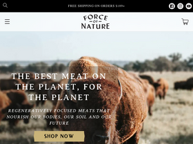 'forceofnature.com' screenshot