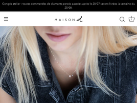 maison-d.com homepage screenshot