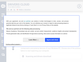 'driverscloud.com' screenshot