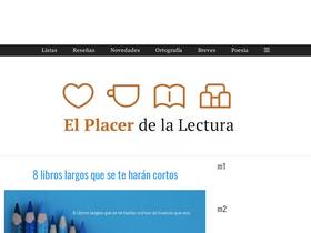 'elplacerdelalectura.com' screenshot