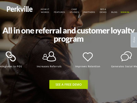 'perkville.com' screenshot