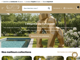 statue-animaux.com homepage screenshot