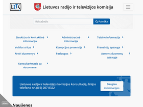 'rtk.lt' screenshot