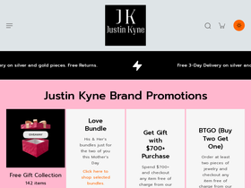 Justin Kyne Brand homepage screenshot