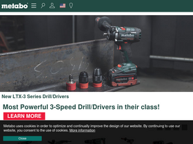 'metabo.com' screenshot