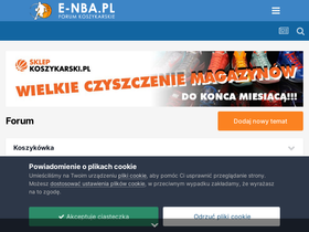 'e-nba.pl' screenshot