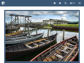 'vikingeskibsmuseet.dk' screenshot