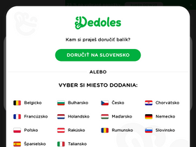 'dedoles.sk' screenshot