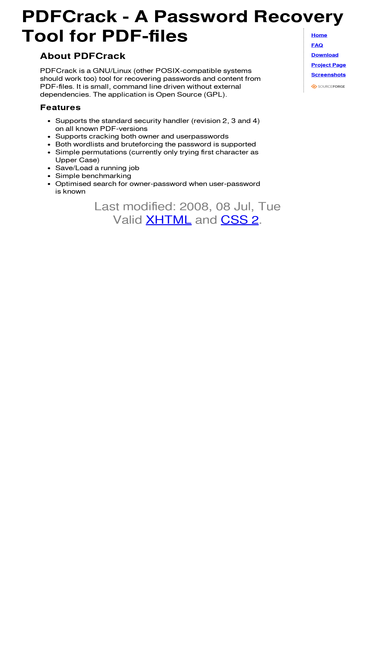 pdfcrack.sourceforge.net