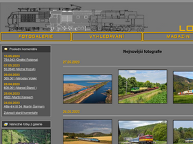 'lokomotivy.net' screenshot