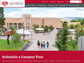 'unm.edu' screenshot