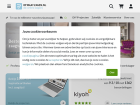 'opmaatzagen.nl' screenshot