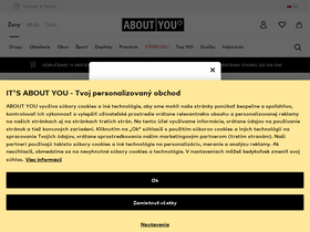 'aboutyou.sk' screenshot
