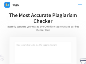 'plagly.com' screenshot
