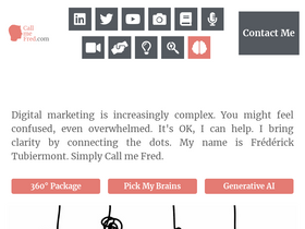 'callmefred.com' screenshot