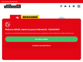 'autoverkkokauppa.fi' screenshot