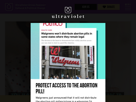'weareultraviolet.org' screenshot