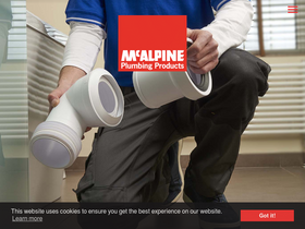 'mcalpineplumbing.com' screenshot