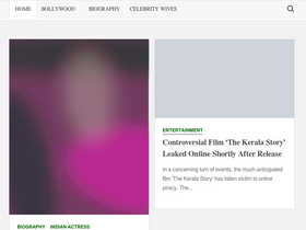 'bollywoodbiography.in' screenshot