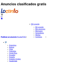 'locanto.com.sv' screenshot