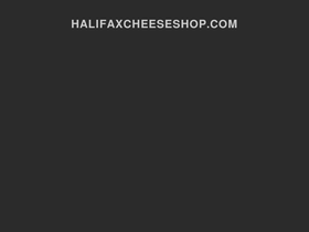 halifaxcheeseshop.com homepage screenshot