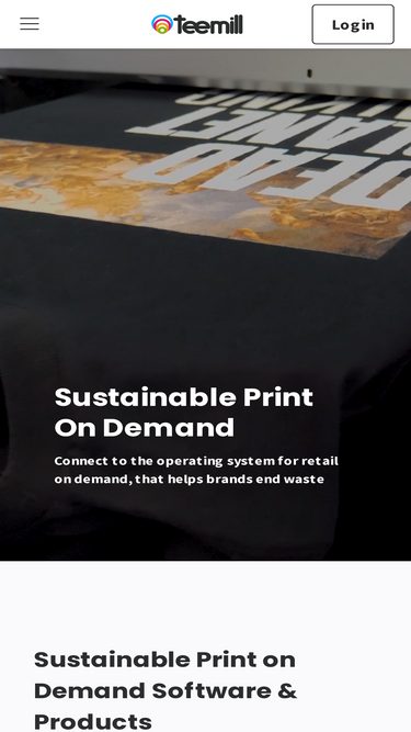 Teemill  Sustainable Print on Demand