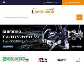 'spotbalik.com.tr' screenshot