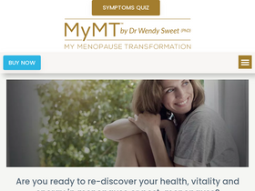 'mymenopausetransformation.com' screenshot