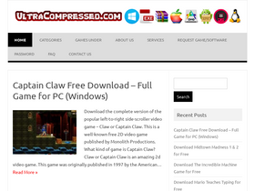 'ultracompressed.com' screenshot
